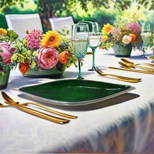 Plato de Servir de Metal con Forma de Murciélago de Diseño Francés, Ecológico y Duradero para Fiestas y Negocios al por Mayor - Product Image 3