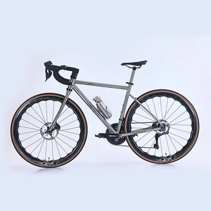 <span class=keywords><strong>Bicicletta</strong></span> da Strada in Titanio Pieno, 24 Velocità con Cambio Wireless, Bici da Corsa Interamente in Lega di Titanio con Cablaggio Interno Completo - Product Image 6