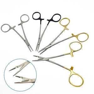 TC Crile Wood Manual Needle Holder 12cm <b>Tungsten</b> Carbide Surgical Suture Instrument Power Grip ISO 13485 Certified OEM Supplier - Product Image 2