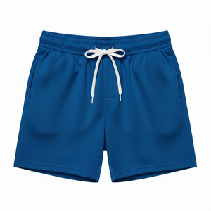 Pantalones Cortos Elásticos para Hombre de Calidad Premium, Estilo Urbano, Cintura Media, Diseño Sólido, Impresión por Sublimación, 100% Poliéster, Secado Rápido - Product Image 2