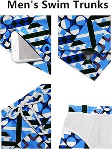 Shorts de Surf para Hombre con Logotipo Personalizado, Secado Rápido, Cintura Elástica, Estampado, Protección UV, Elásticos en Cuatro Direcciones - Product Image 5