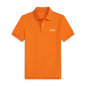 Polo de Algodón Negro para Hombre, Manga Corta, Color Sólido, Transpirable, Diseño Casual, Logotipo Frontal, Tela Piqué - Product Image 5