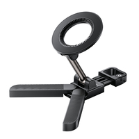 Support de téléphone pliable magnétique double face N52, support réglable sur 3 axes avec mousqueton, pour le golf, les voyages, le bureau, la maison et le bureau