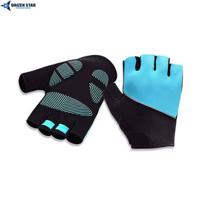 Guantes de Ciclismo de Verano con Logotipo Personalizado al por Mayor, Agarre de PU, Transpirables, Antideslizantes, Medios Dedos, para Bicicleta de Montaña - Product Image 4