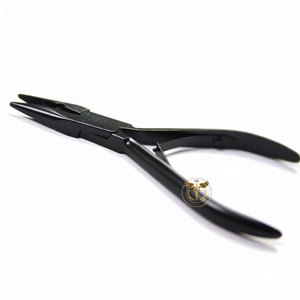 Alicate para Extensión de Cabello, con Una Abertura Dentada, Ligero, de Acero Inoxidable, Herramienta de Crimpado de Anillos Micro para Salón - Product Image 3
