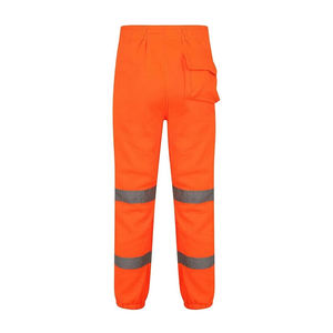 New custom <b>High</b> Quality Hi <b>Vis</b> Construction Work <b>Trouser</b> Pants Breathable Multi Pockets Cargo Pants for Men - Product Image 4
