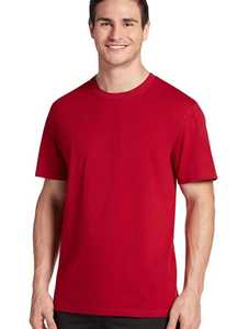 Camiseta Casual de Manga Corta para Hombre, Color Azul Marino, 100% Algodón, Cuello Redondo, Corte Regular, Color Sólido, Transpirable, Jersey de 180g - Product Image 3