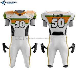 Short d'uniforme de football américain en Spandex/Polyester, protection UV UPF 50+, respirant, anti-humidité, anti-bactérien, personnalisable pour équipe - Product Image 4