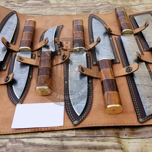 Top Grade In Stock Damascus <b>Kitchen</b> <b>Knife</b> Set Best Material Low Moq Damascus <b>Kitchen</b> <b>Knife</b> Set - Product Image 4