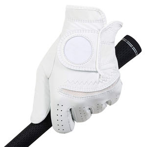 Gants de golf de qualité supérieure en gros, en peau de mouton souple, respirants, antidérapants, pour hommes, femmes, unisexes, avec logo personnalisé - Product Image 1