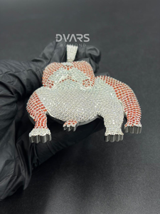 Pendentif Hip Hop Bulldog en Moissanite et Diamant, Pendentif Bulldog Glaçé Style Streetwear, Collier Personnalisé en Argent 925 - Product Image 5