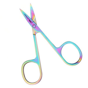 Ciseaux à sourcils de précision avec revêtement en papier, ciseaux à broder compacts, petit outil artisanal et de beauté, mini ciseaux à ongles en acier inoxydable - Product Image 5
