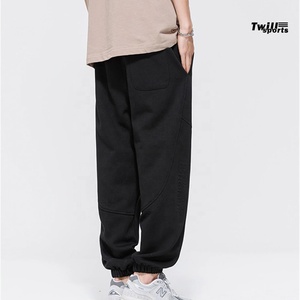 Men's Midweight Eco-Friendly Breathable <b>Drawstring</b> Closure High Street Custom Cotton Streetwear Joggers Oversized <b>Trousers</b> - Product Image 2