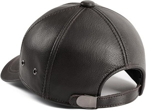 Gorra de Béisbol de Cuero Absorbente de Sudor, Servicio OEM, Diseño Personalizado, Interior Acolchado, Protección Solar, Gorra de Béisbol de Cuero para Adultos - Product Image 3