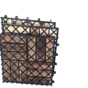 Suelo de Madera de Acacia Vietnamita GV-012A de Viet Wood, Moderno, Impermeable, Antideslizante, Encastrable, Cuadrado, Negro, Contemporáneo, para Exteriores y Patios - Product Image 5