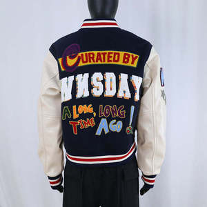 แจ็คเก็ตแฟชั่นแบบ Letterman Varsity พรีเมียม ดีไซน์สตรีทแวร์ สำหรับผู้ชายและผู้หญิง จำหน่ายส่ง - Product Image 2