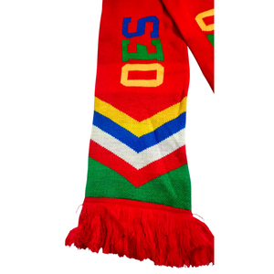 Eastern Star OES Embroidered <b>Scarf</b> And Hat Set <b>Red</b> Acrylic Winter Wear Adult 2 Piece - Product Image 3