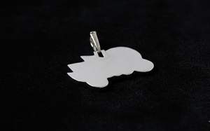 Pendentif Lettre Personnalisée Hip-Hop Iced Out, Pendentif Nom et Numéro, Breloque, Bijoux de Rappeur, Pendentif en Argent 925, Pendentif Double Couche - Product Image 5