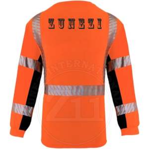 Sudadera de Seguridad con Capucha de Alta Visibilidad ANSI Clase 1, Impermeable, con Luces LED Intermitentes, Manga Larga, con Logotipo Personalizado - Product Image 3