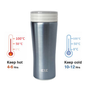 10Oz/300Ml Minimalist Stainless <b>Steel</b> Vacuum Insulated <b>Bottle</b> with Porcelain Liner Custom Logo Color Applicable for All - Product Image 4