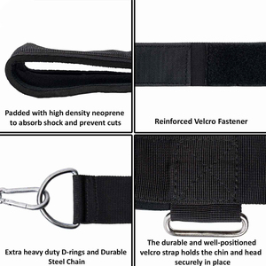 Arnés de Cabeza Ajustable y Transpirable de Neopreno para Levantamiento de Pesas, para Entrenamiento en Gimnasio, Unisex, Color y Talla Personalizables, con el Mejor OEM - Product Image 5