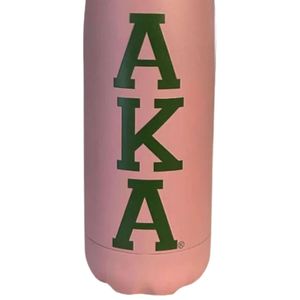 Botella de Agua de Acero Inoxidable AKA, Rosa Verde, Aislada, 17 oz, Reutilizable, a Prueba de Fugas, Botella de Viaje - Product Image 5