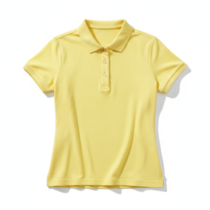 Prix d'usine – Chemises d'été décontractées pour femmes en coton tricoté extensible et respirant à manches courtes, motif écossais, longueur standard - Product Image 1