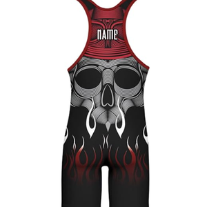Débardeur Sportif Homme Imprimé Dragon Sans Manches Respirant Séchage Rapide Col Rond Tissé Spandex/Polyester Short de Compression 160g - Product Image 6