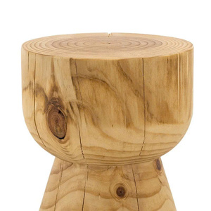 <b>Round</b> Wooden <b>Stool</b> Modern Rustic Home Seating Furniture Farmhouse Style Wooden <b>Stool</b> Handmade Solid Wood OEM ODM Wholesale - Product Image 2
