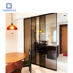 <span class=keywords><strong>Puerta</strong></span> <span class=keywords><strong>corredera</strong></span> con enlace OPK de aspecto sin marco, <span class=keywords><strong>vidrio</strong></span> templado de 8mm, sistema de riel de techo - Product Image 4