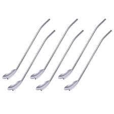 Stainless Steel Drinking <b>Straws</b> 4-Pack Reusable Bar Accessories Minimalist Design <b>Metal</b> <b>Straw</b> Set - Product Image 1