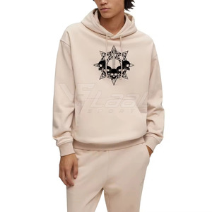 Wholesale Hoodies High Quality Customized Cotton <b>Blended</b> Made Men Pullover Hoodies - Product Image 2