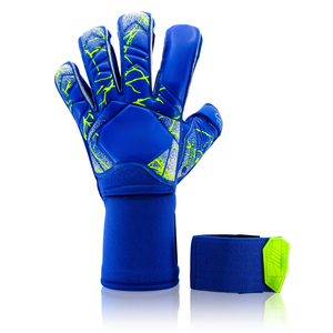 Gants de gardien de but pour adultes, respirants, antidérapants, à doigts entiers, en latex allemand, fermeture auto-agrippante, OEM/ODM - Product Image 2