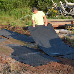 แผ่นปูถนนแบบชั่วคราว Uhmwpe ใช้ในงานหนักอุปกรณ์ก่อสร้าง - Product Image 4