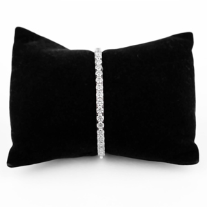 Elegant <b>Sterling</b> <b>Silver</b> Tennis <b>Bracelet</b> with Brilliant Round Cut Stones Classic Luxury Jewelry Gift for <b>Women</b> Style Premium - Product Image 4