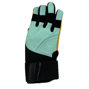 Guantes de Bateo Antideslizantes Profesionales Personalizados de Cuero Suave para Jóvenes, Equipo Deportivo Transpirable y Duradero - Product Image 1