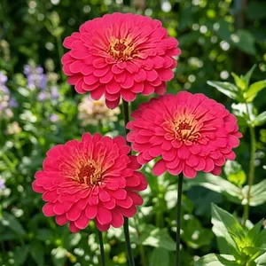 Semillas de Zinnia Híbridas F1 Premium, Alta Germinación, Colores Mezclados, para Cultivo Comercial y Jardín Doméstico - Product Image 1