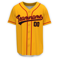 Desain Profesional Harga Terjangkau Layanan OEM Jersey Baseball Tren Mode Terbaru Jersey Baseball Olahraga Tersedia dalam Berbagai Warna