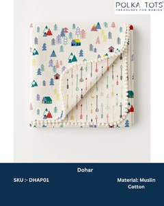 Manta de Muselina de Algodón Suave para Bebé, Ligera, Reversible, Estampada, Transpirable, Acogedora, para Recién Nacidos, Regalo - Product Image 1