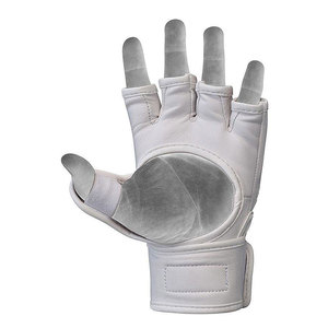 Guantes Profesionales de MMA de Cuero Genuino de 4oz, Unisex para Adultos, Transpirables, para Artes Marciales Mixtas - Product Image 4