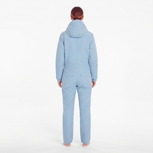 Mono de esquí para mujer, de una pieza, impermeable, con capucha desmontable, a prueba de viento, para esquí al aire libre - Product Image 6