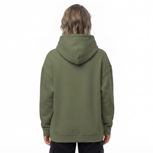 Sudadera con Capucha para Mujer al por Mayor, Sudadera Extra Grande de Algodón de Alta Calidad con Diseño de Logotipo Frontal, Sudadera Ecológica y Transpirable - Product Image 4