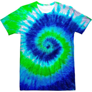 Camiseta Tie Dye Degradada para Hombre, 100% Algodón, 220 GSM, Estilo Casual Urbano, Top de Verano a Bajo Costo - Product Image 4