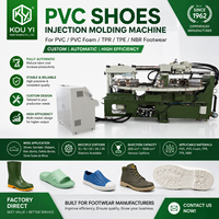 Machine de moulage par injection rotative automatique monocouleur à 20 stations pour semelles, pantoufles, sandales et chaussures en plastique