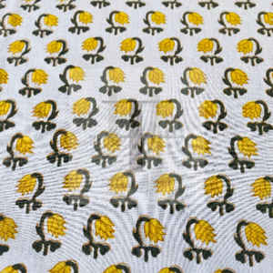 Mantel Floral amarillo Vintage, cubierta de algodón con estampado de bloque de mano, estilo Rural francés indio para comedor, boda, hogar - Product Image 3