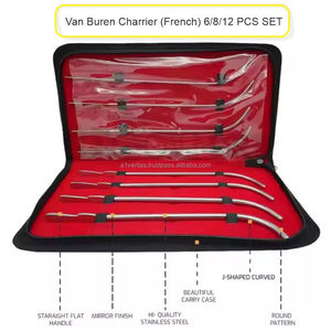 Premium Quality A-1 VERITAS Van-Buren Charrier (French) 28 cm Steel Dilating Bougies 6/12 Pcs Set Kidney Urology <b>Instruments</b> - Product Image 6