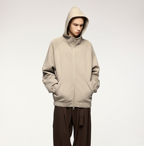 Custom Made High Quality 100% Cotton Fleece Winter Streetwear Men's Zipper <b>Hoodie</b> Oversized Eco-Friendly Double Zip up <b>Hoodie</b> - Product Image 3