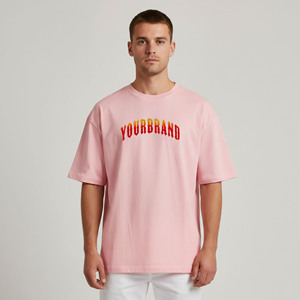 Hot Selling Streetwear Boxy Fit Drop Shoulder Customized Color 100% Cotton 210gsm Heavyweight Summer Wear Men's T-Shirt - Product Image 1