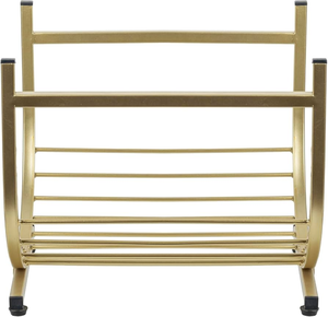 Brass Firewood Rack Customized Size Factory Price Brass Firewood Rack With Fireplace <b>Log</b> <b>Holder</b> At Lowest Price - Product Image 1