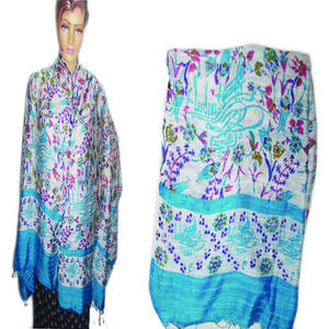 Écharpes de créateur 100 % soie légères, imprimées sur mesure, pour le printemps, style décontracté musulman, vente en gros - Product Image 2